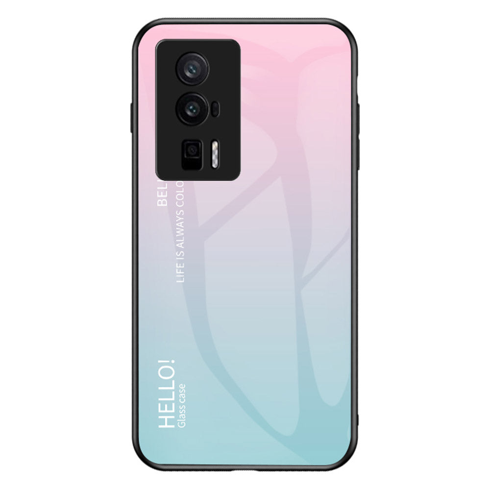 Phone Case for Xiaomi Poco F5 Pro 5G Redmi K60 Pro 5G K60 5G Gradient Color Tempered Glass PC TPU Cell Phone Cover Phone Case for Xiaomi Poco F5 Pro 5G Redmi K60 Pro 5G K60 5G Gradient Color Tempered Glass PC TPU Cell Phone Cover